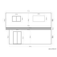 Plan Façade Sud Ouest