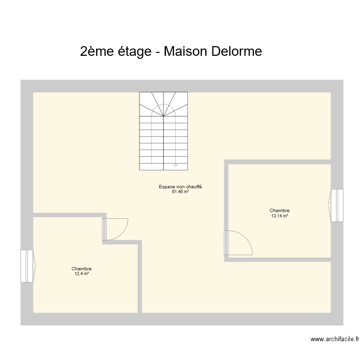 Delorme  2ème étage. Plan de 0 pièce et 0 m2