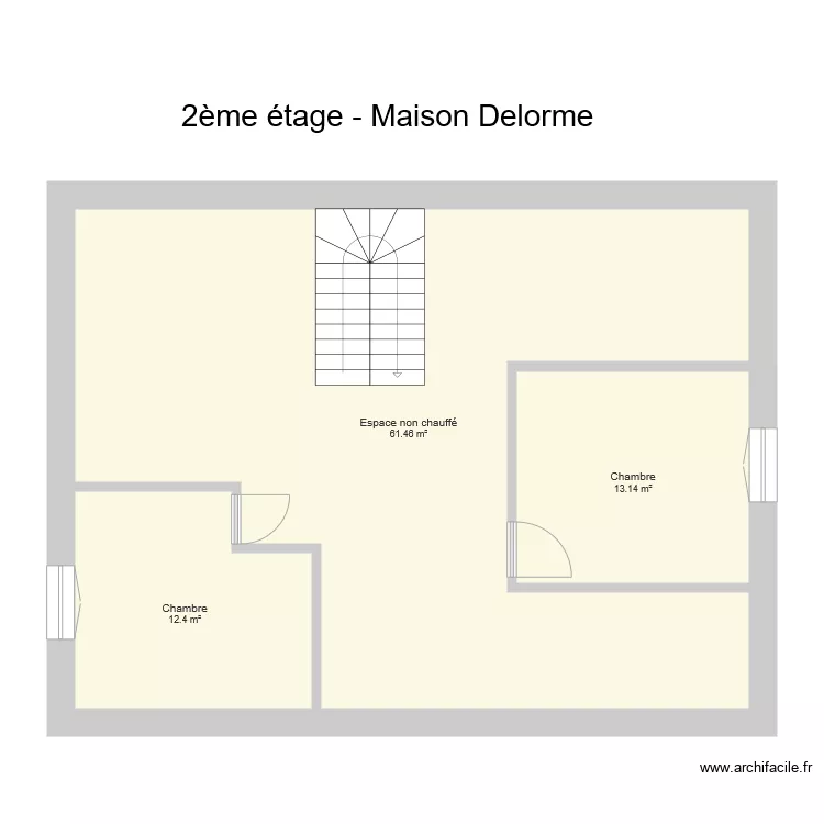 Delorme 2ème étage. Plan de Delorme 2ème étage. Plan de
