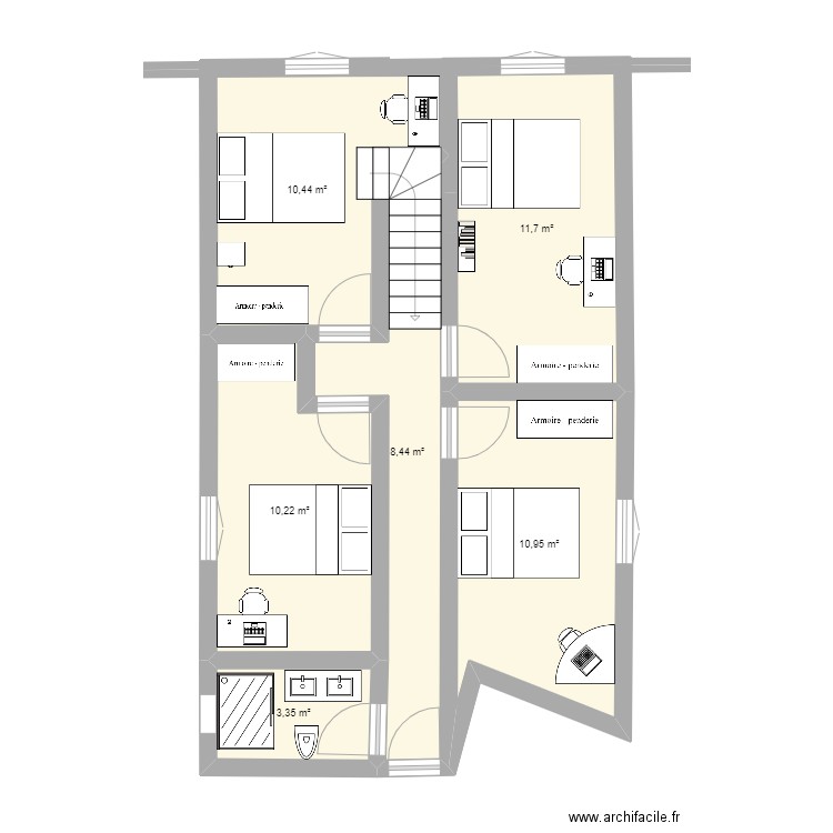 MAISON 1ER ESSAI. Plan de 0 pièce et 0 m2