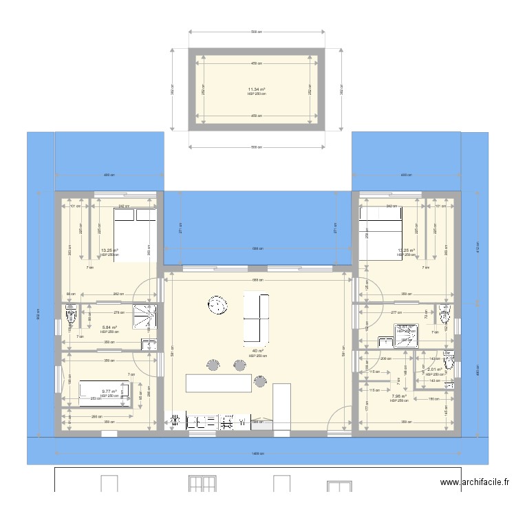 Maison VH3. Plan de 0 pièce et 0 m2