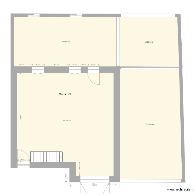 Rez de chaussée  après valide. Plan de 0 pièce et 0 m2