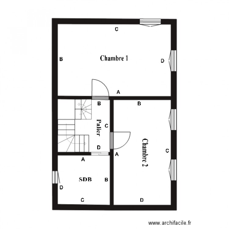 cognet 1etg PLOMB. Plan de 0 pièce et 0 m2