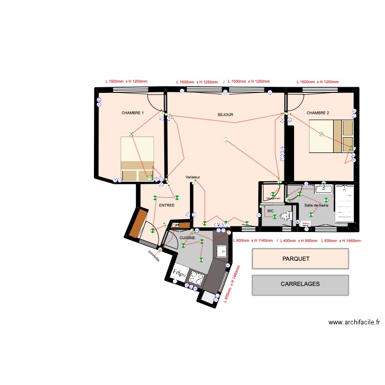AMSELLEM  GAELLE / PLAN PROJET***. Plan de 0 pièce et 0 m2