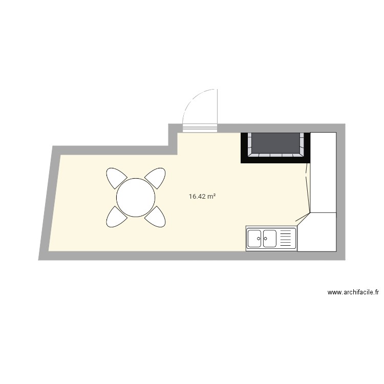 barbecue version 2. Plan de 0 pièce et 0 m2