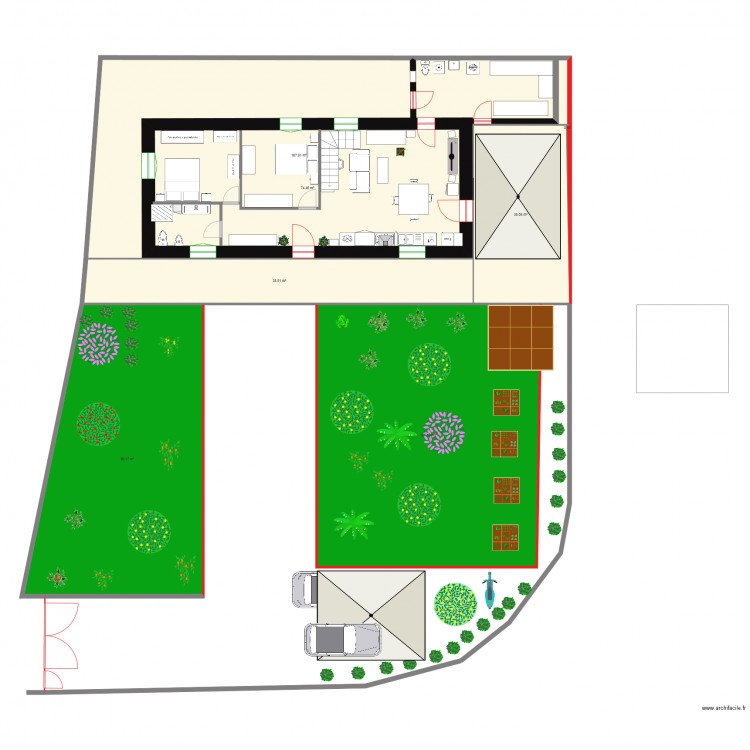 villa delle rose 27. Plan de 0 pièce et 0 m2