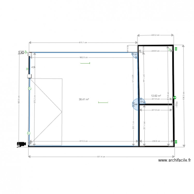 GARAGE1. Plan de 0 pièce et 0 m2