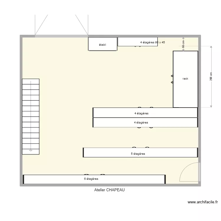 Atelier CHAPEAU 2. Plan de 0 pièce et 0 m2