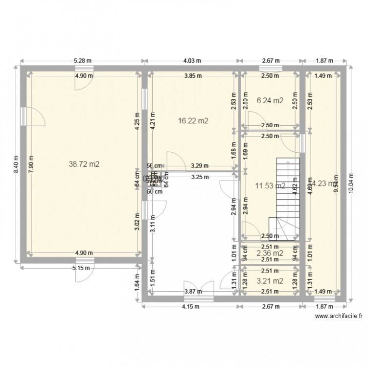 Rez de chaussée. Plan de 0 pièce et 0 m2