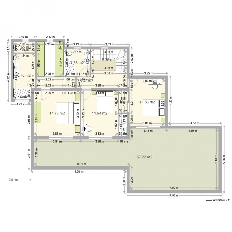 PLANTA ARRIBA  PEDRO LUIS. Plan de 0 pièce et 0 m2