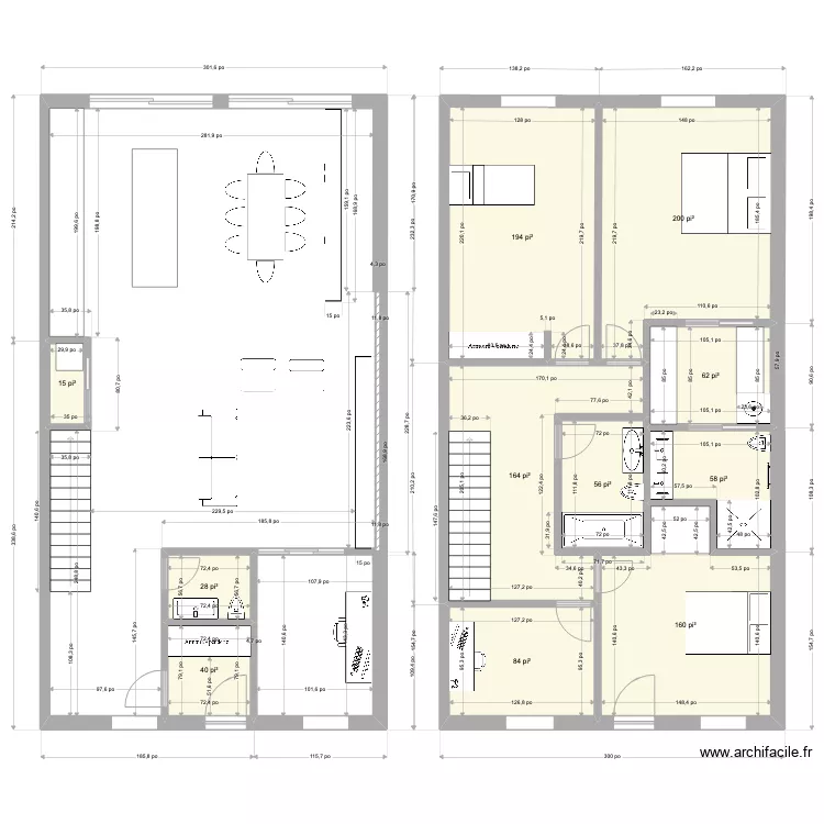 Plan maison 1. Plan de 