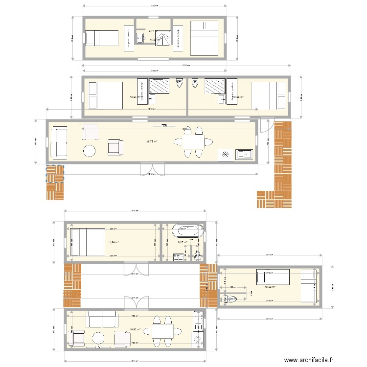 CHAM. Plan de 0 pièce et 0 m2