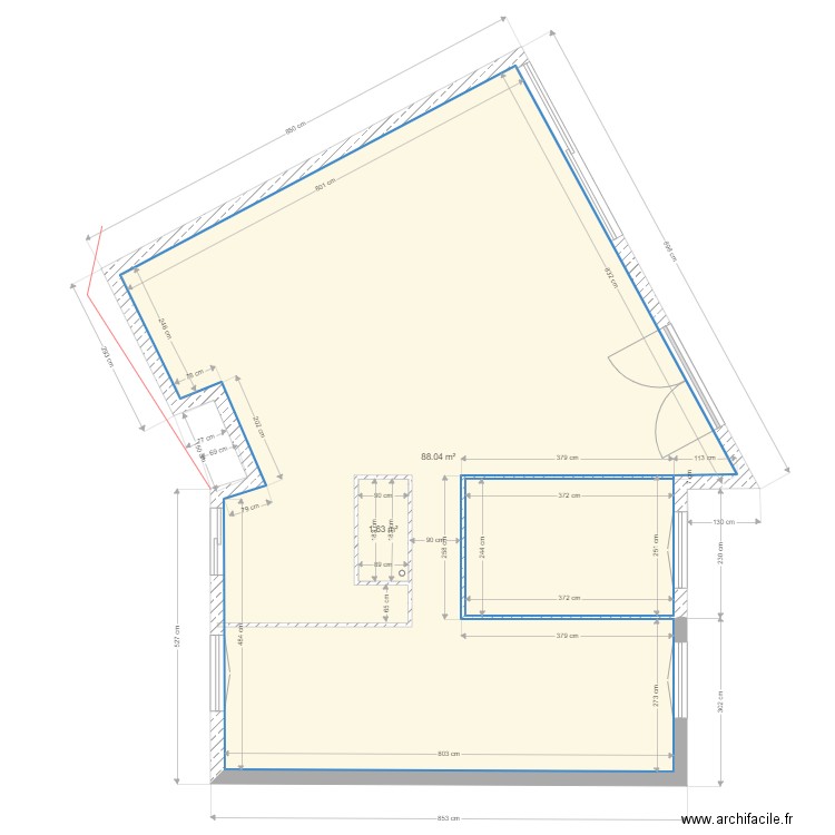 Réno complète Genets1. Plan de 0 pièce et 0 m2