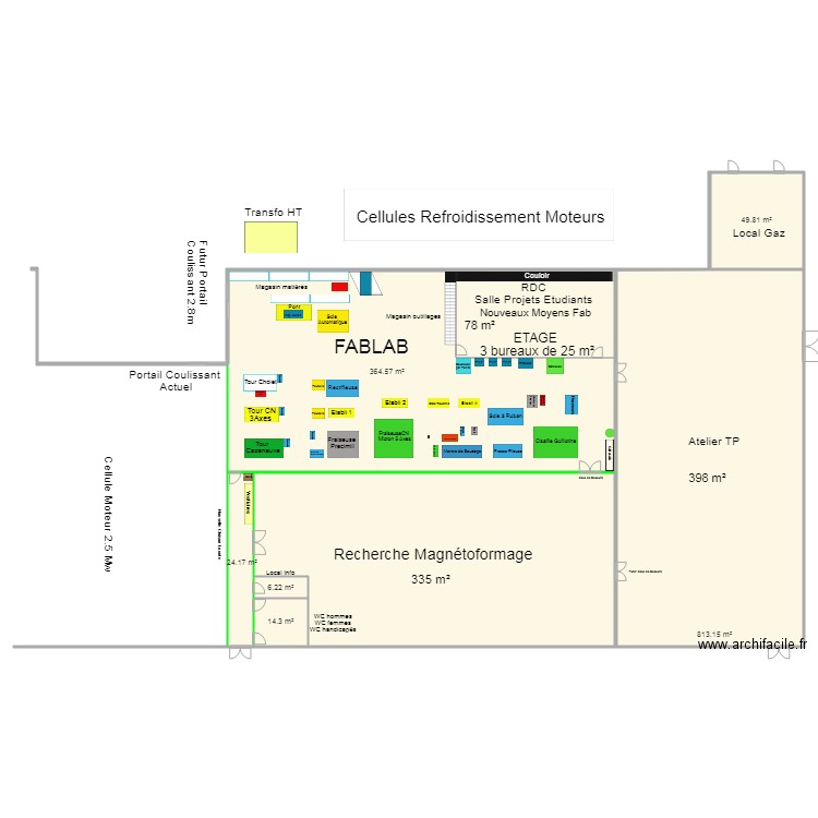 Rénovation Atelier Bat I. Plan de 0 pièce et 0 m2