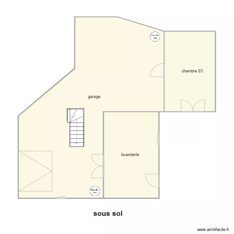 LAMBERT 1378 sous sol am. Plan de 