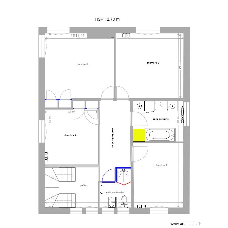 Enghien 1er étage 07 12 2020. Plan de 0 pièce et 0 m2