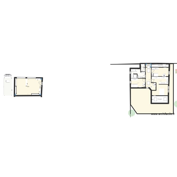 Smu bas 55. Plan de 14 pièces et 328 m2