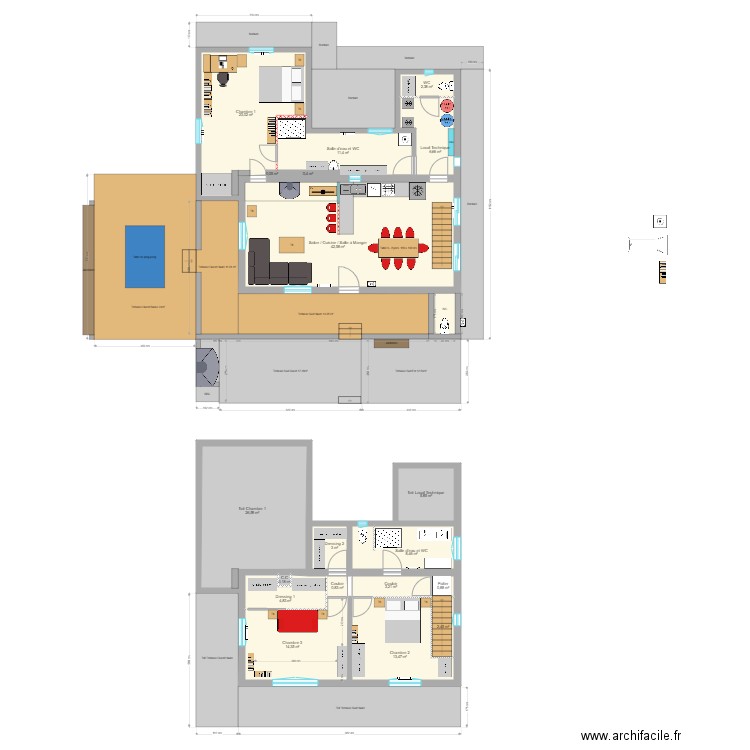 Tourves meublé. Plan de 0 pièce et 0 m2