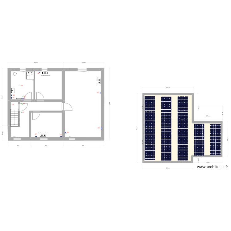 Maison annex Electricite. Plan de 27 pièces et 326 m2