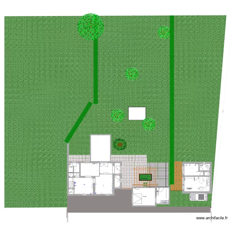 Maison annex Electricite. Plan de 