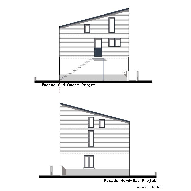 FACADES  RAMPANTES PASTORELLO PROJET 3. Plan de 0 pièce et 0 m2