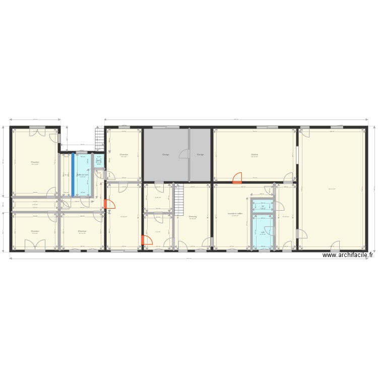 Plan cormoz modifié rdc. Plan de 0 pièce et 0 m2