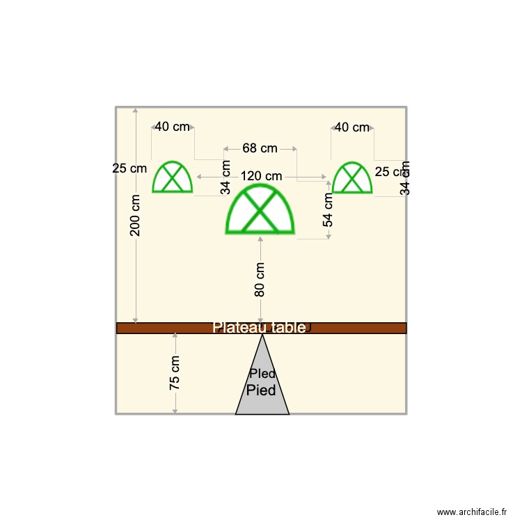 SAM RAYOL LUMINAIRE 1. Plan de 1 pièce et 8 m2