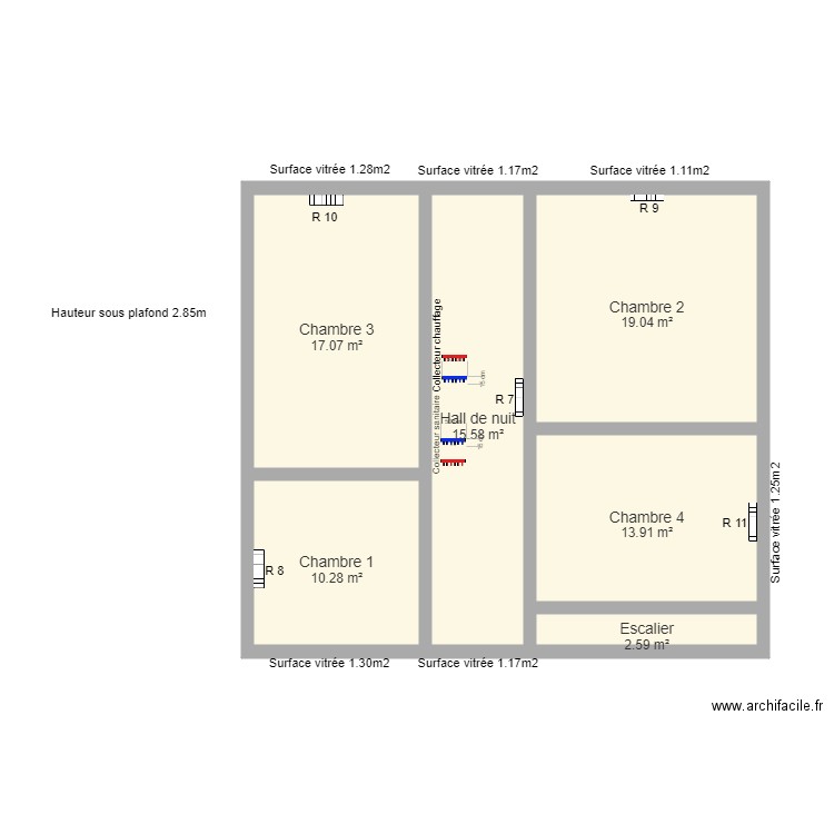 Etage HAUTEQUEST. Plan de 0 pièce et 0 m2
