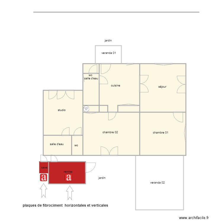 baumann am. Plan de 0 pièce et 0 m2