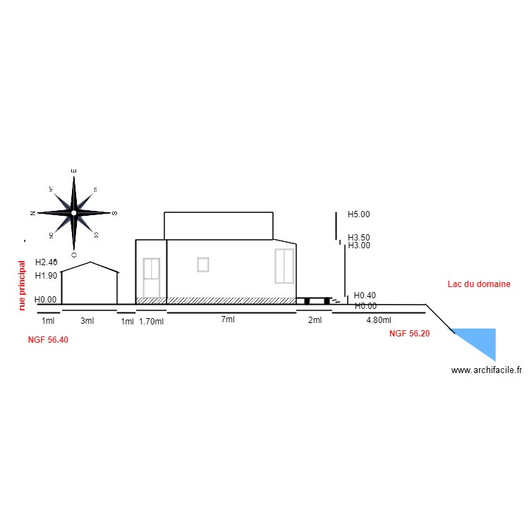 plan en coupe                   chalet 32. Plan de 0 pièce et 0 m2