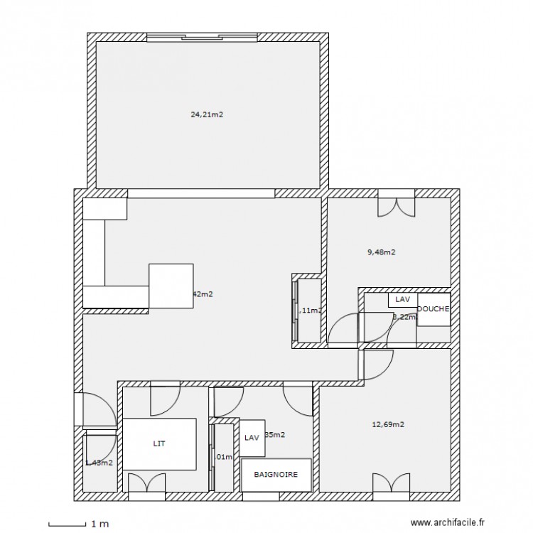 FRED 1. Plan de 0 pièce et 0 m2