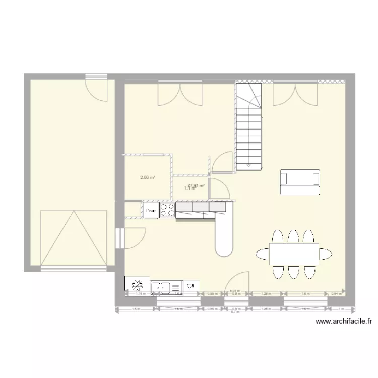 maison haut. Plan de 