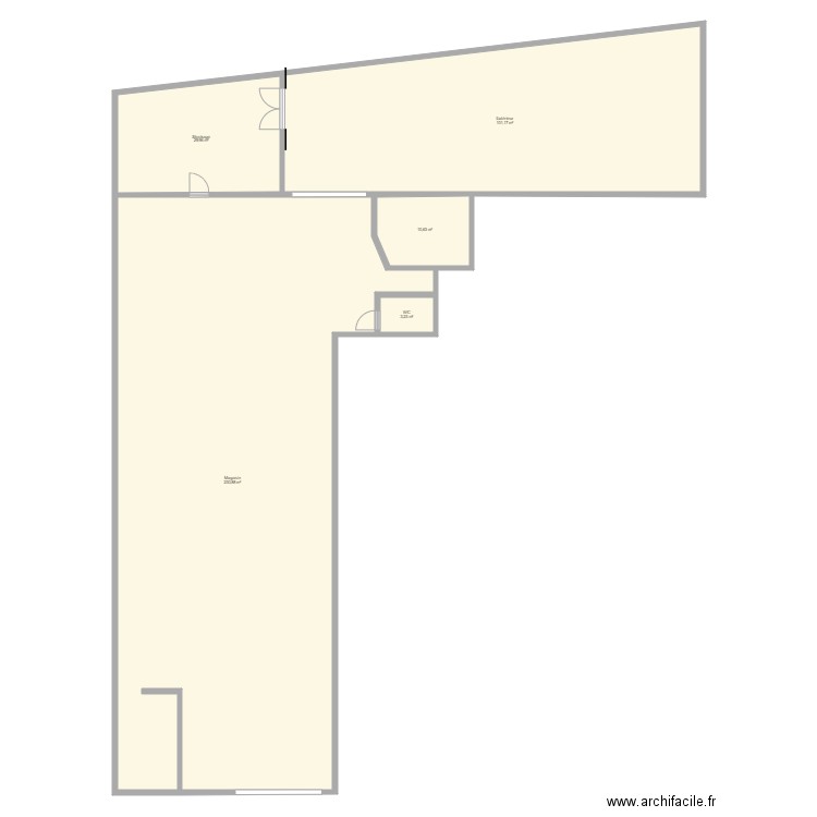 Local St André . Plan de 0 pièce et 0 m2