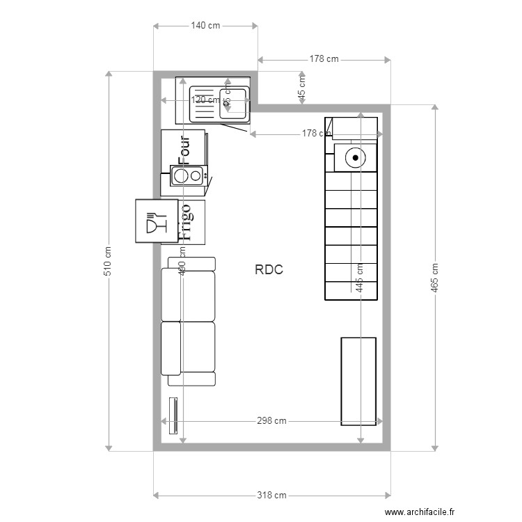 cusine royan. Plan de 0 pièce et 0 m2