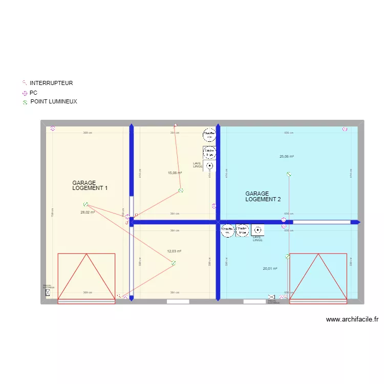 PLAN GARAGE. Plan de 