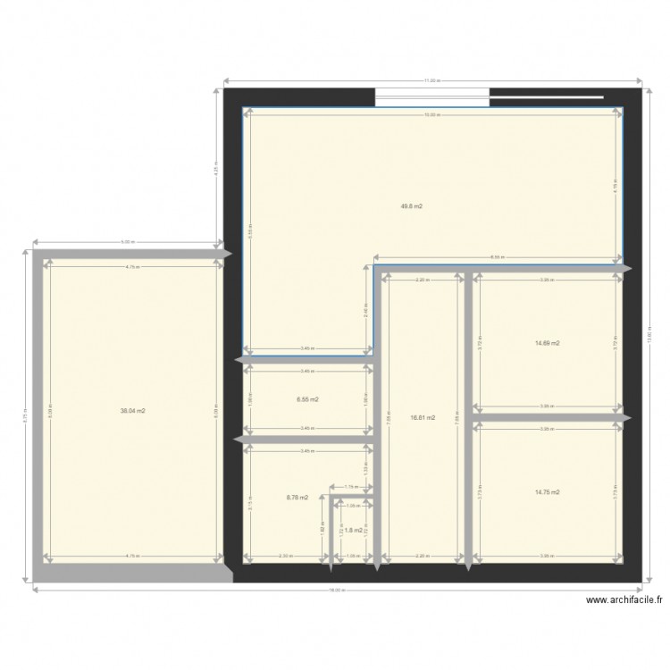 m3r. Plan de 0 pièce et 0 m2