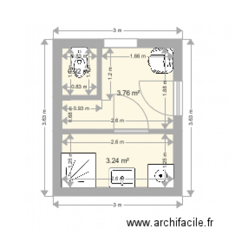 Thebault. Plan de 0 pièce et 0 m2