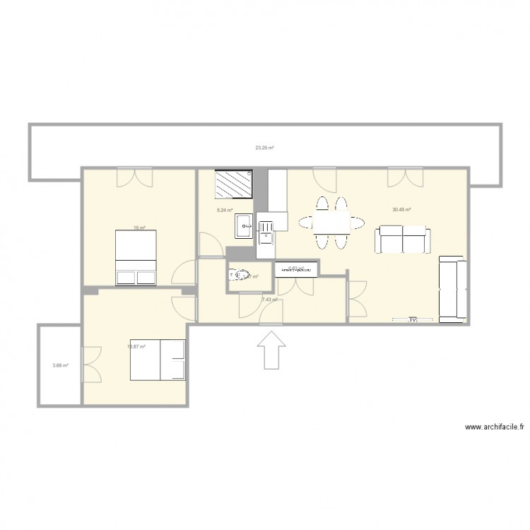 Plan F3 St Jean. Plan de 0 pièce et 0 m2