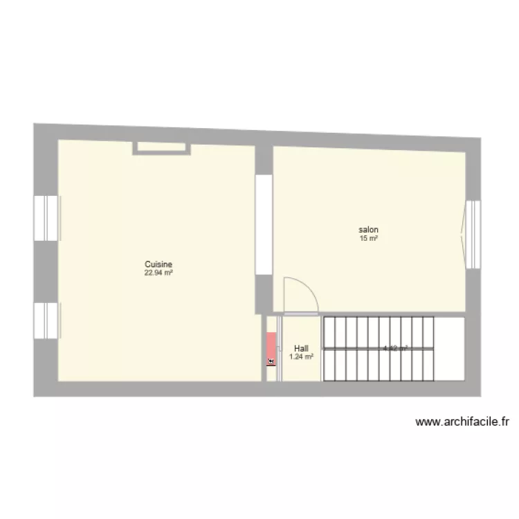 Anatole France 4ème étage duplex 1. Plan de Anatole France 4ème étage duplex 1. Plan de