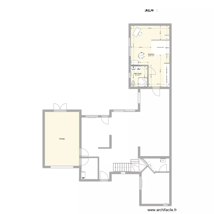 maison future. Plan de 