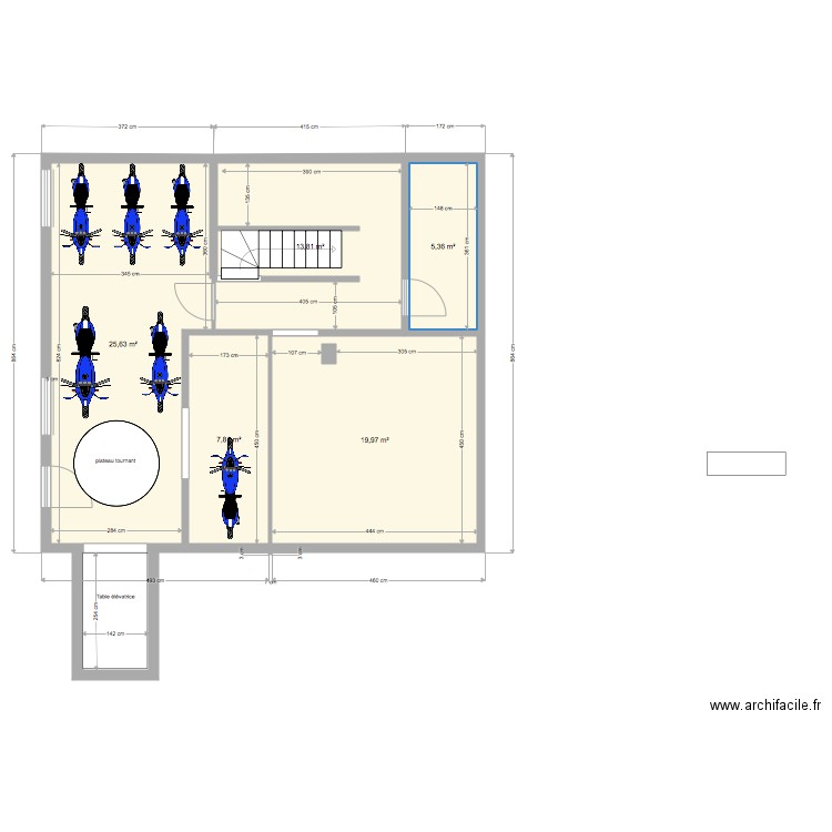 sous sol version 2. Plan de 0 pièce et 0 m2