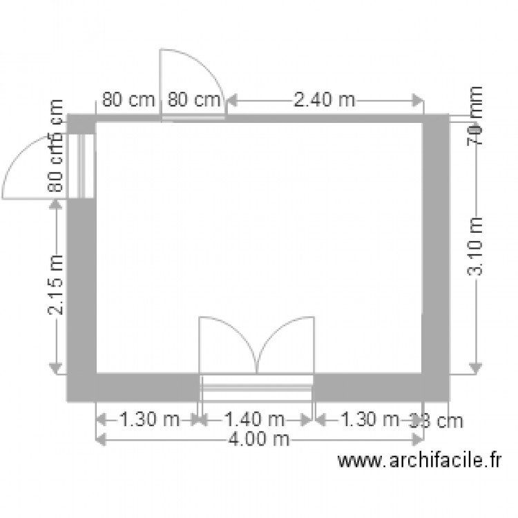 CHAMBRE011. Plan de 0 pièce et 0 m2