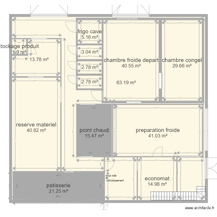 plan rdc salle boeuf. Plan de 0 pièce et 0 m2