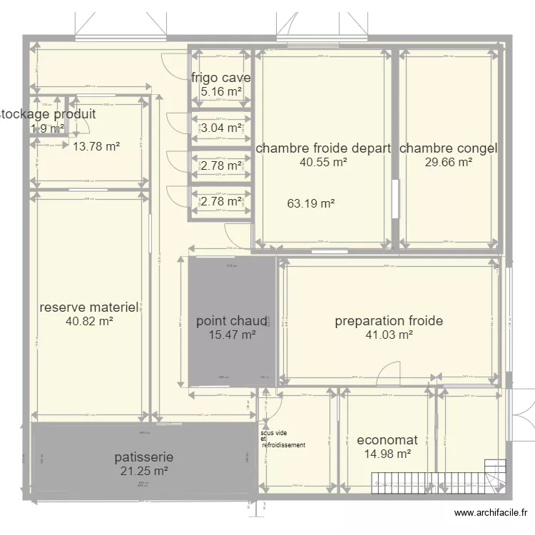 plan rdc salle boeuf. Plan de 