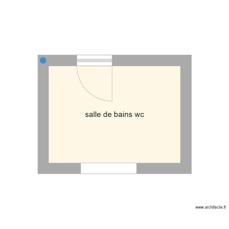 salle de bain wc aubade. Plan de 0 pièce et 0 m2