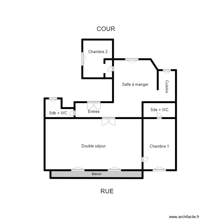 BENSADOUN ARLETTE. Plan de 