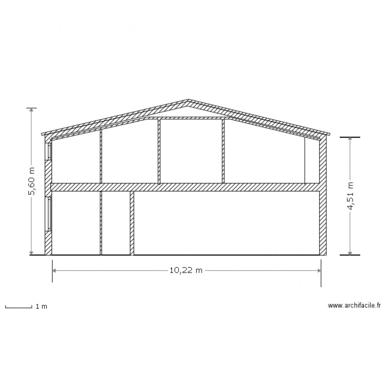 coupe ouest projet  02. Plan de 0 pièce et 0 m2