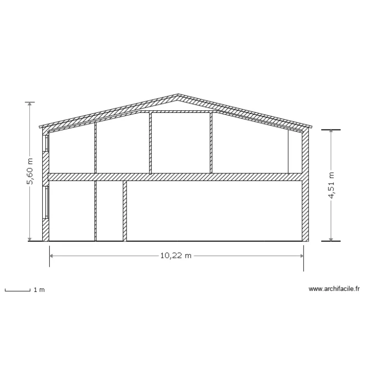 coupe ouest projet  02. Plan de 