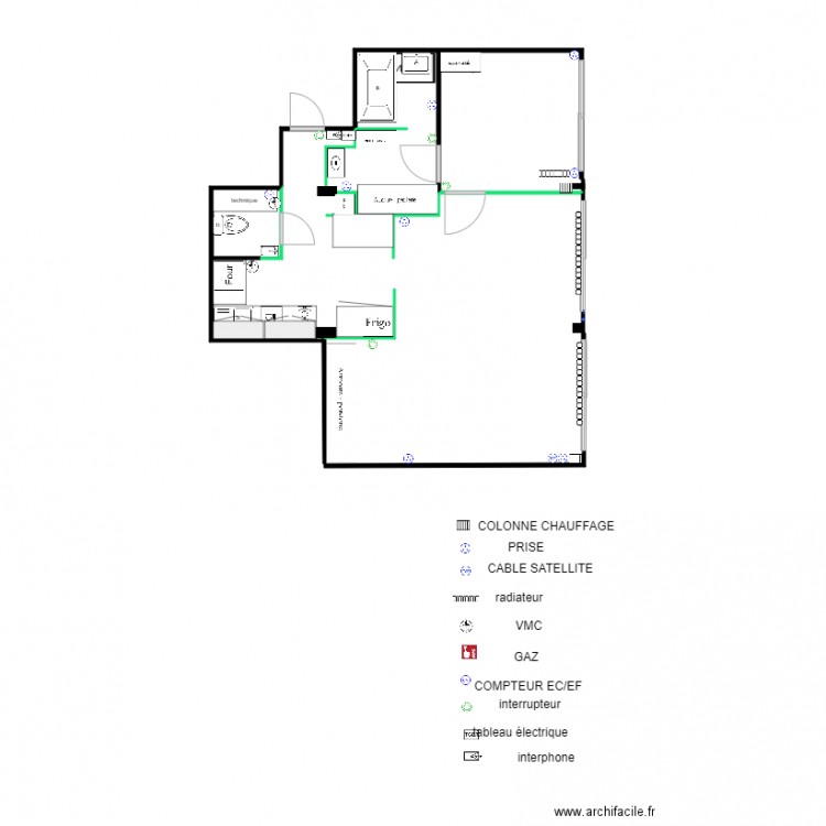 BOURET PROJET. Plan de 0 pièce et 0 m2