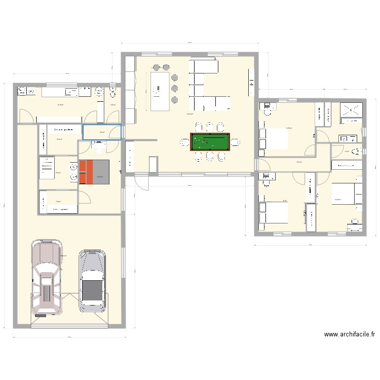 plan roussillon meublé extension ok. Plan de 0 pièce et 0 m2